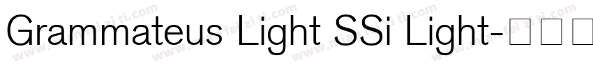 Grammateus Light SSi Light字体转换